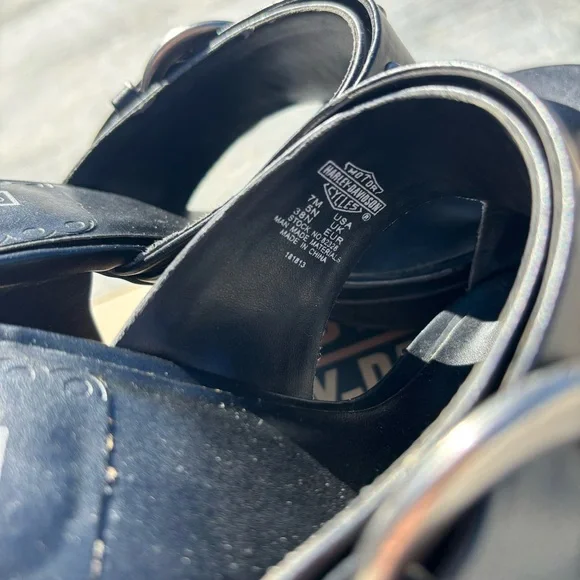 Harley-Davidson Black Women's Heels - Picture 9 of 11